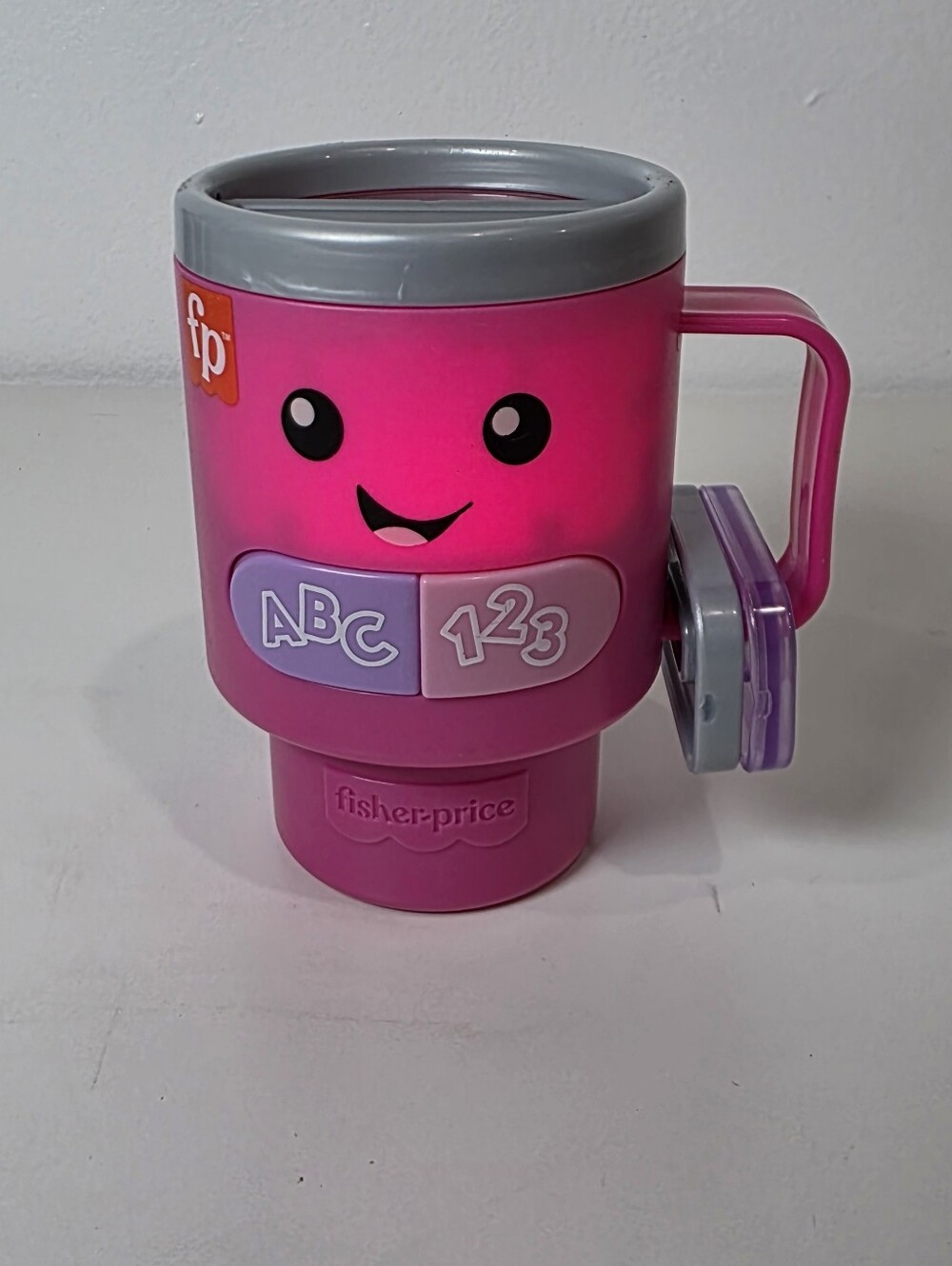 💙Fisher Price Laugh & Learn Wake Up & Learn Coffee Mug [Lights & Music, Pink]